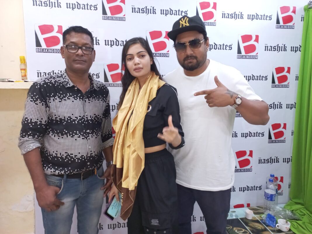 Bhojpuri rapper Hiteshwar's song shoot with Canadian musician Darshan Barot in Mumbai